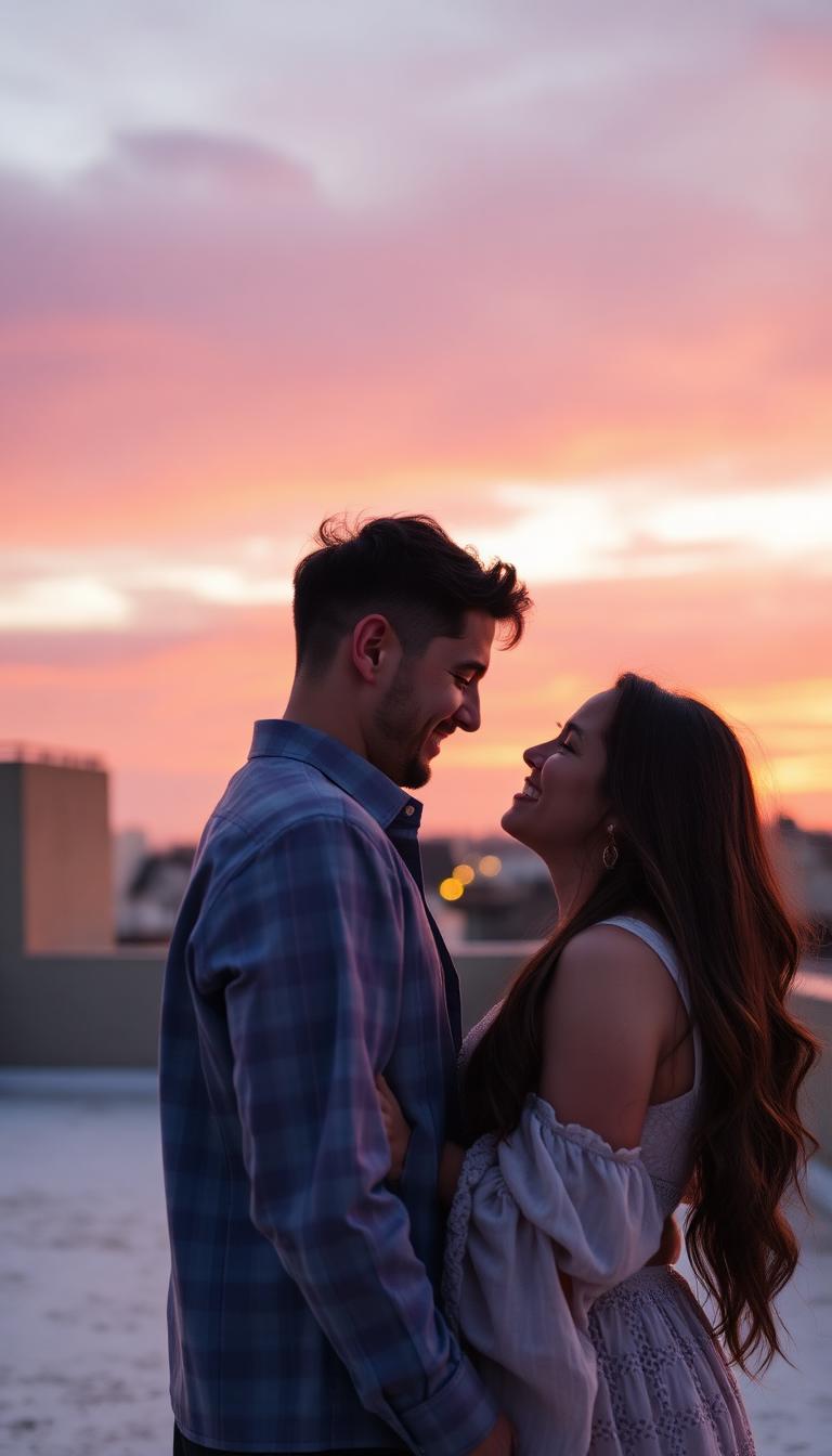 Portrait of A & R, an Aurum couple introduced privately in Los Angeles